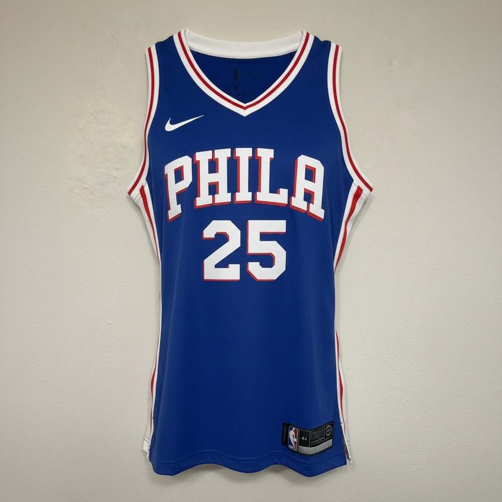 Kids Nike Ben Simmons Philadelphia 76ers #25 Icon Edition Swingman Jersey